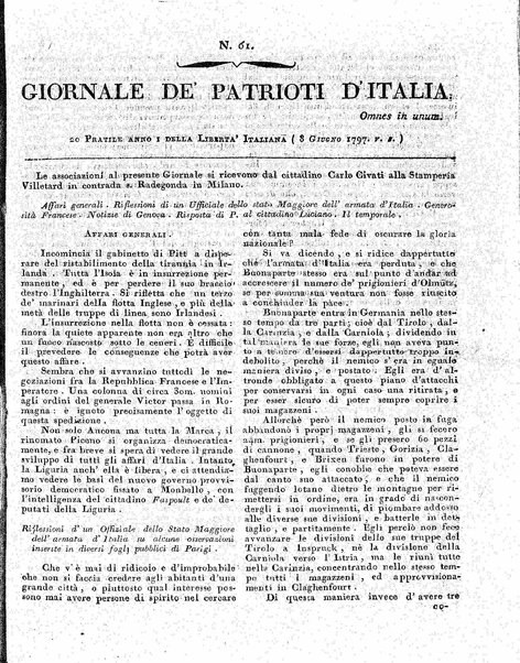 Giornale de' patrioti d'Italia