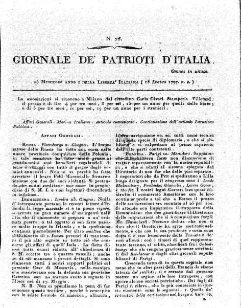 Giornale de' patrioti d'Italia