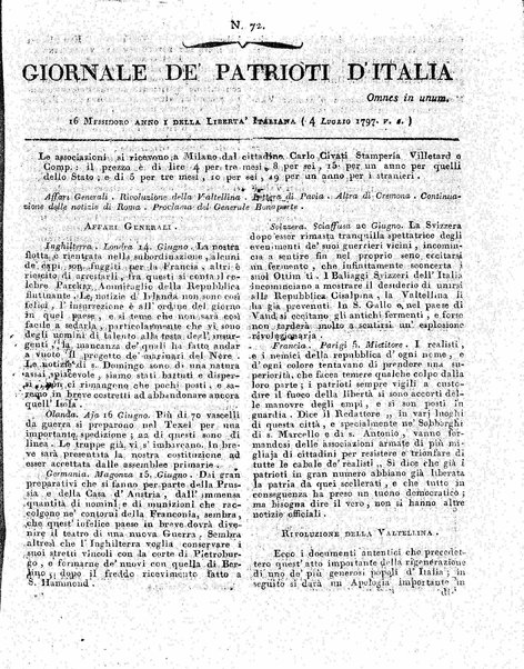 Giornale de' patrioti d'Italia