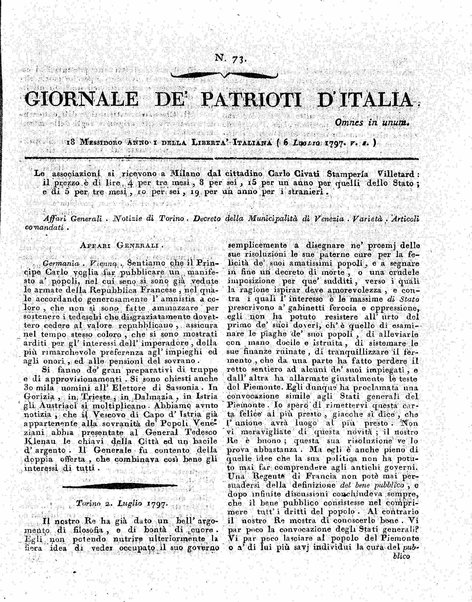 Giornale de' patrioti d'Italia