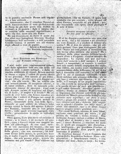 Giornale de' patrioti d'Italia