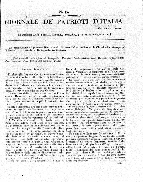 Giornale de' patrioti d'Italia