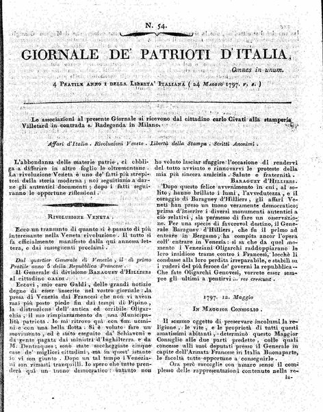 Giornale de' patrioti d'Italia