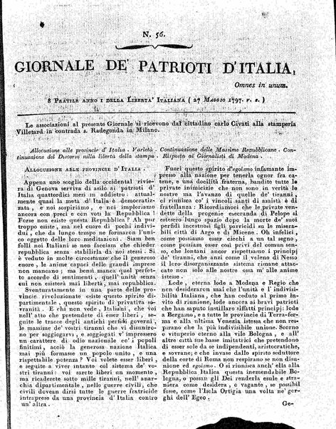 Giornale de' patrioti d'Italia