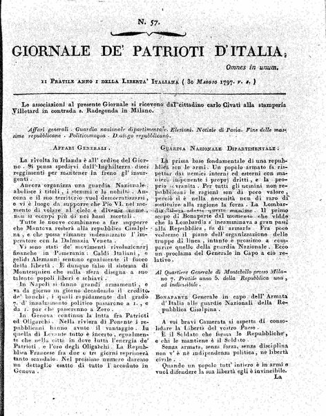 Giornale de' patrioti d'Italia