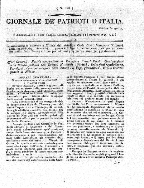 Giornale de' patrioti d'Italia