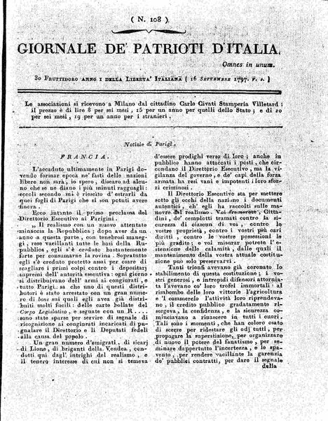 Giornale de' patrioti d'Italia