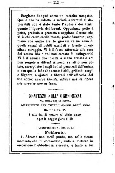 L'angelo delle vergini periodico mensile modenese