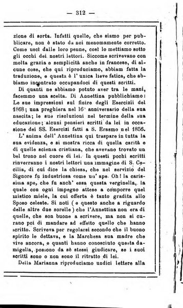 L'angelo delle vergini periodico mensile modenese