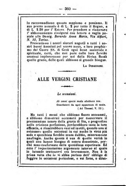 L'angelo delle vergini periodico mensile modenese