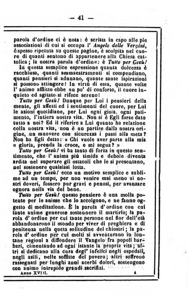 L'angelo delle vergini periodico mensile modenese