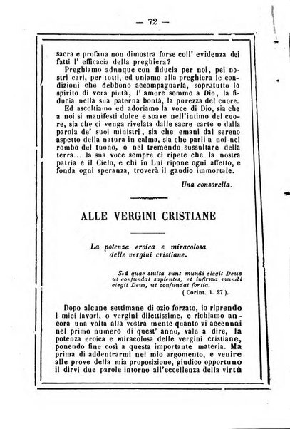 L'angelo delle vergini periodico mensile modenese