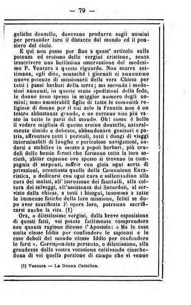 L'angelo delle vergini periodico mensile modenese