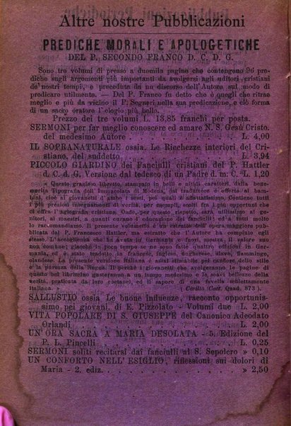 L'angelo delle vergini periodico mensile modenese