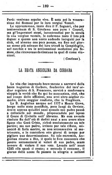 L'angelo delle vergini periodico mensile modenese