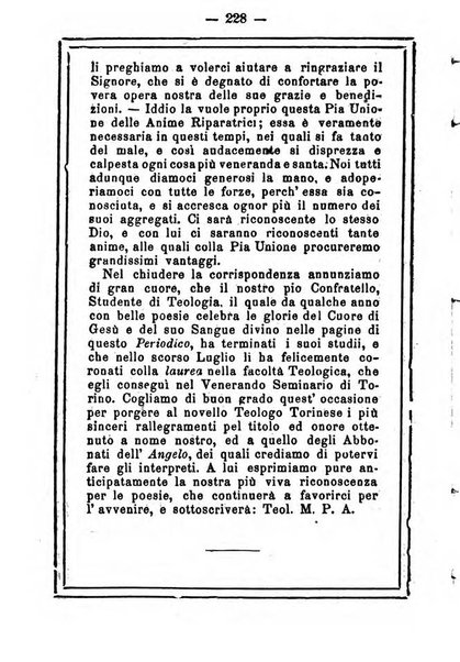 L'angelo delle vergini periodico mensile modenese