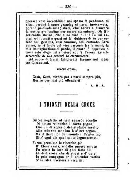 L'angelo delle vergini periodico mensile modenese