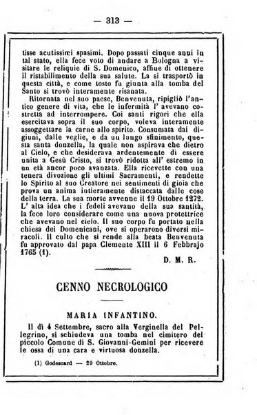 L'angelo delle vergini periodico mensile modenese