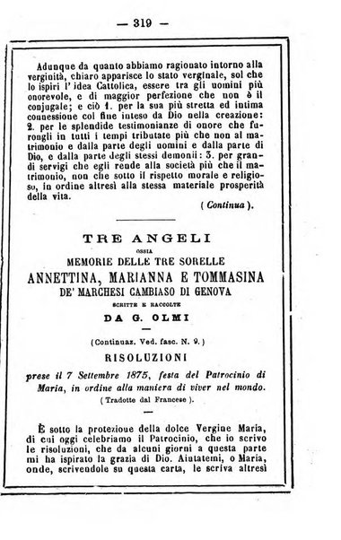 L'angelo delle vergini periodico mensile modenese