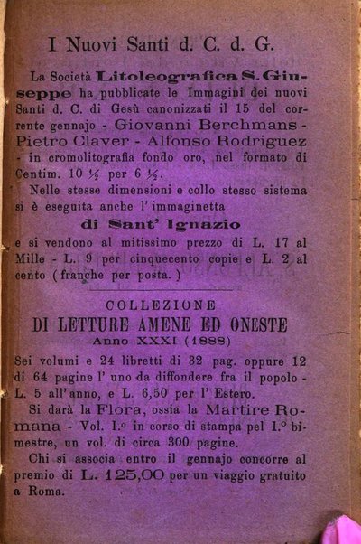 L'angelo delle vergini periodico mensile modenese