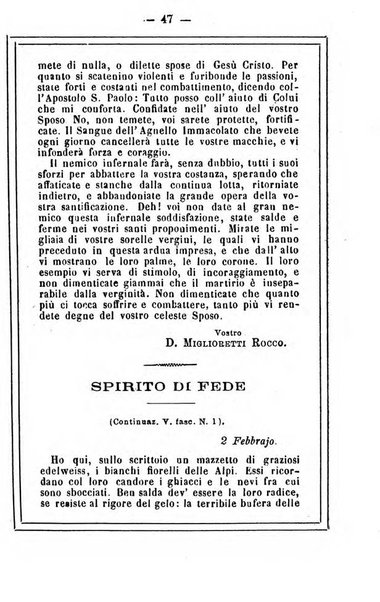 L'angelo delle vergini periodico mensile modenese