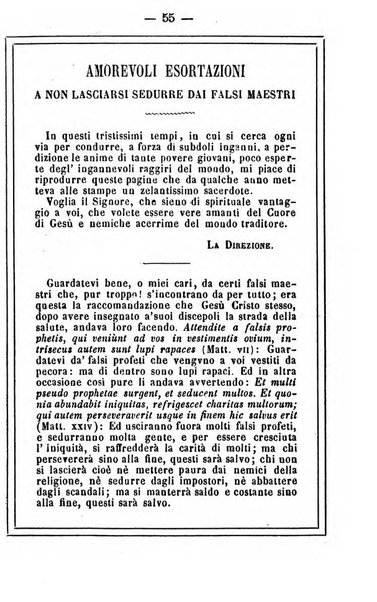 L'angelo delle vergini periodico mensile modenese