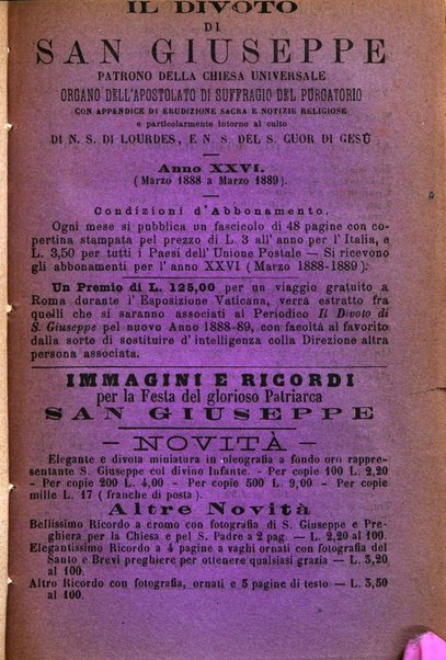 L'angelo delle vergini periodico mensile modenese