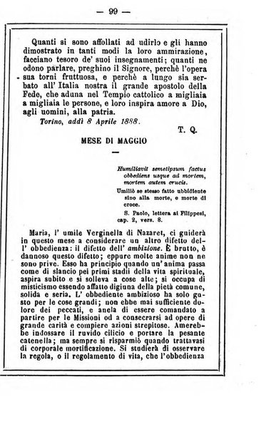 L'angelo delle vergini periodico mensile modenese