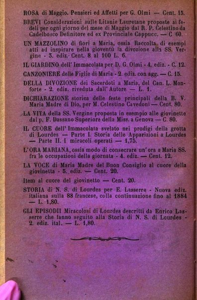 L'angelo delle vergini periodico mensile modenese