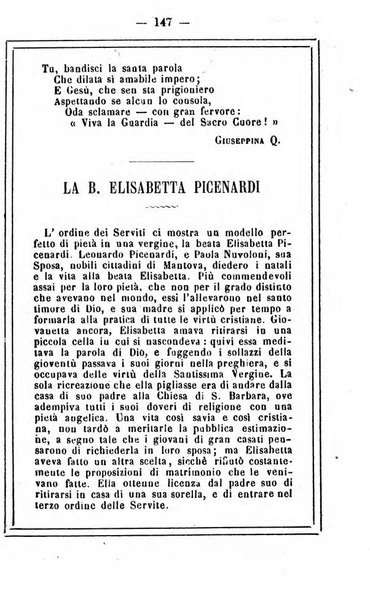 L'angelo delle vergini periodico mensile modenese