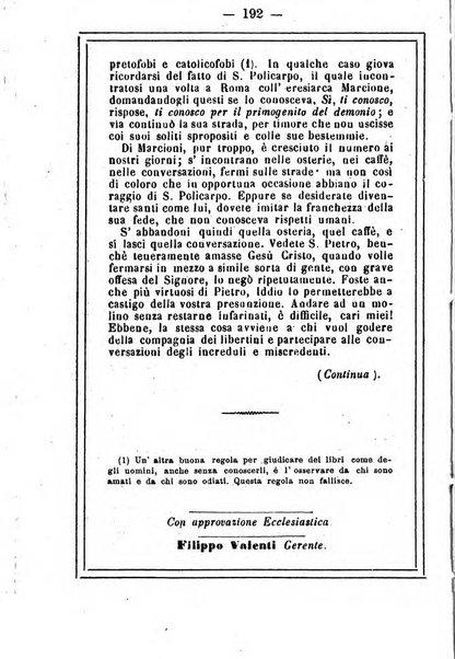 L'angelo delle vergini periodico mensile modenese