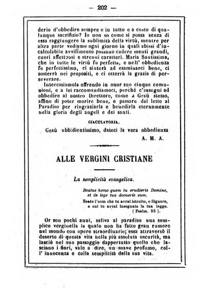 L'angelo delle vergini periodico mensile modenese