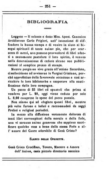 L'angelo delle vergini periodico mensile modenese