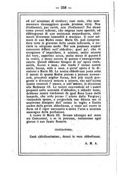 L'angelo delle vergini periodico mensile modenese