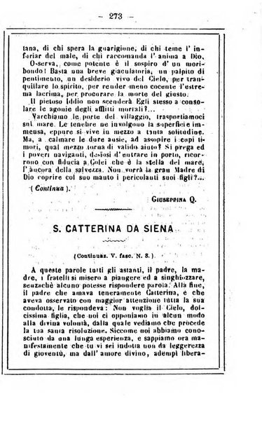 L'angelo delle vergini periodico mensile modenese