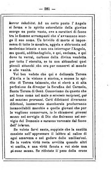 L'angelo delle vergini periodico mensile modenese