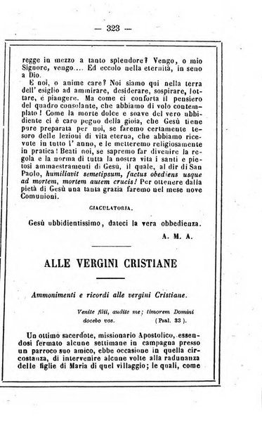 L'angelo delle vergini periodico mensile modenese