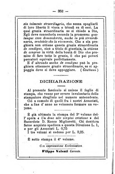 L'angelo delle vergini periodico mensile modenese