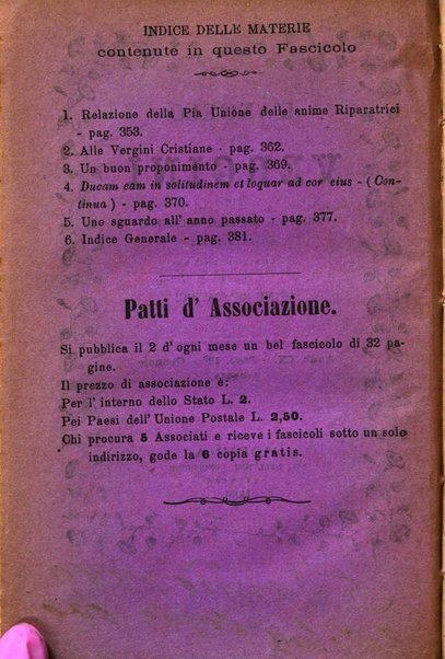 L'angelo delle vergini periodico mensile modenese