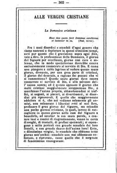 L'angelo delle vergini periodico mensile modenese