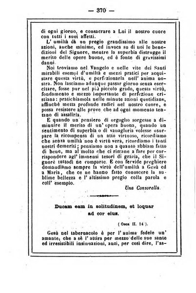 L'angelo delle vergini periodico mensile modenese