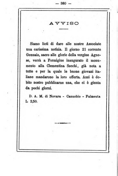 L'angelo delle vergini periodico mensile modenese