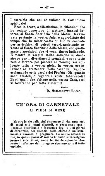 L'angelo delle vergini periodico mensile modenese