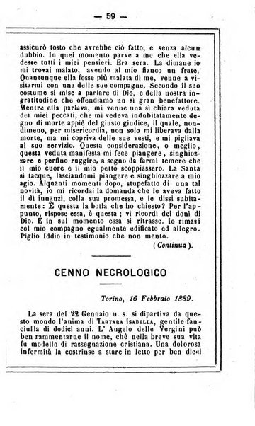 L'angelo delle vergini periodico mensile modenese