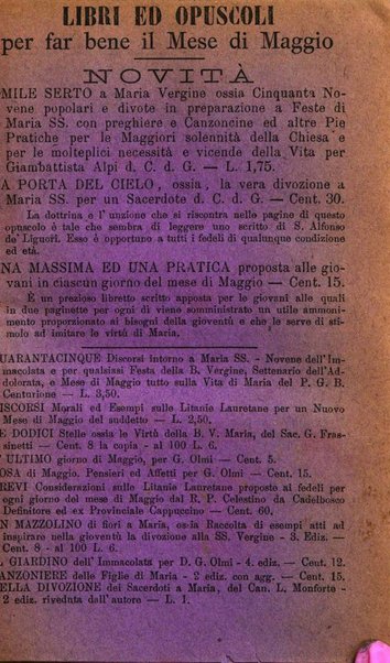 L'angelo delle vergini periodico mensile modenese