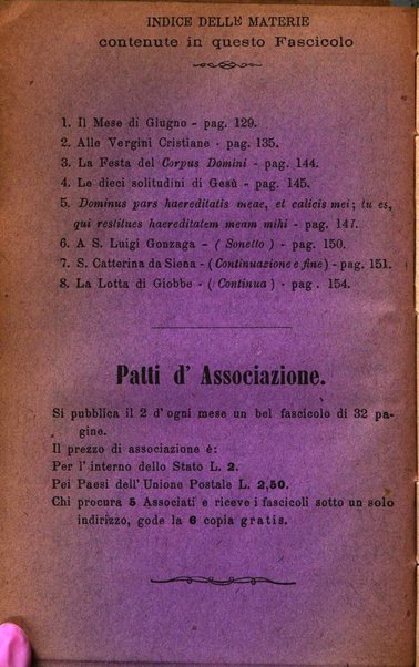 L'angelo delle vergini periodico mensile modenese