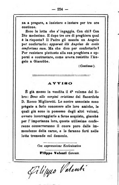 L'angelo delle vergini periodico mensile modenese