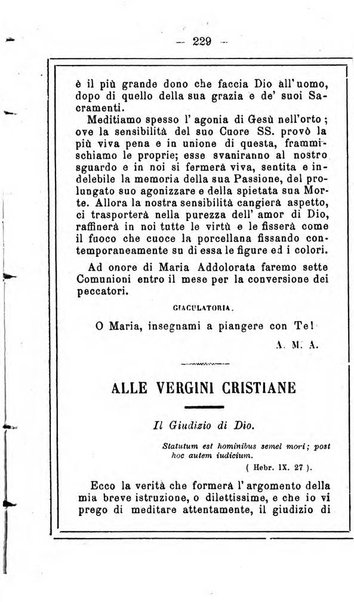 L'angelo delle vergini periodico mensile modenese