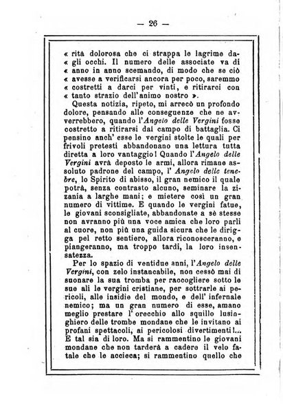 L'angelo delle vergini periodico mensile modenese