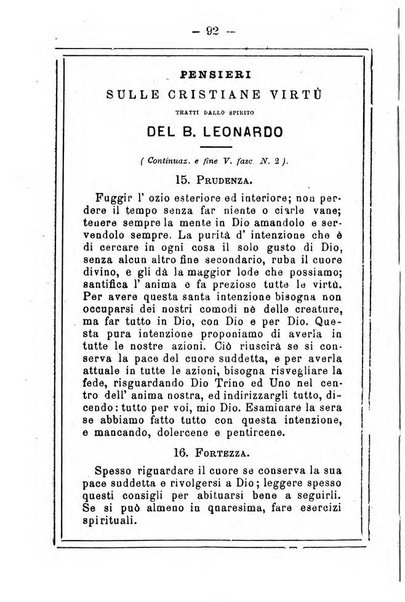 L'angelo delle vergini periodico mensile modenese